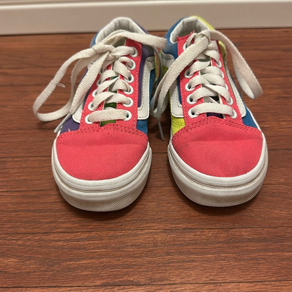 Kids Vans Bright Rainbow colors